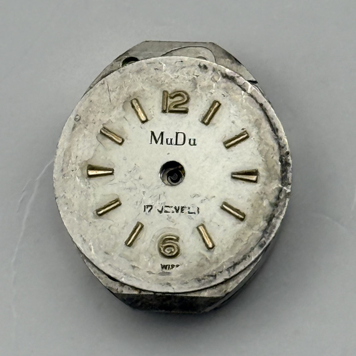 GS 30 Watch Movement MuDu 17 Jewels Swiss Manual Wind Parts Repair 12.9mm