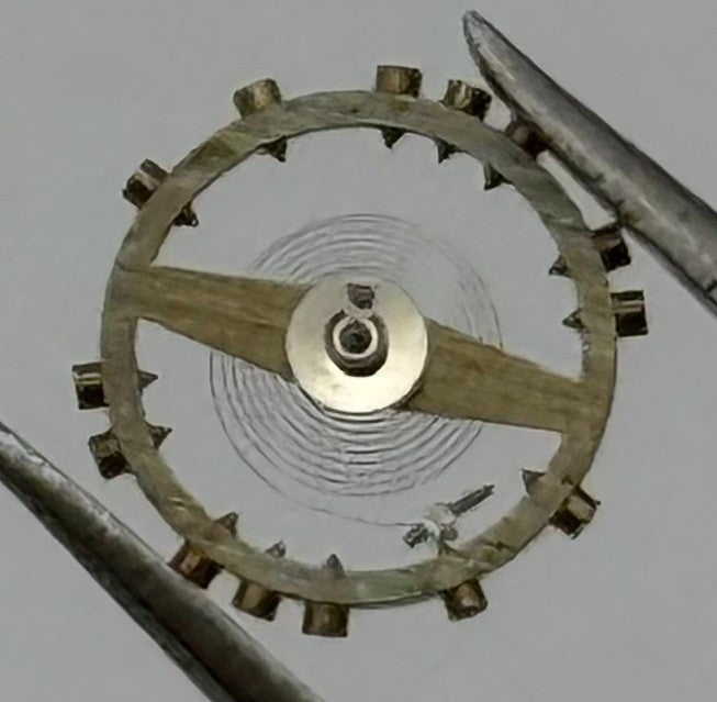AS 1677 Balance Wheel Complete And Spring Renata 1224 Watch Movement Parts NOS