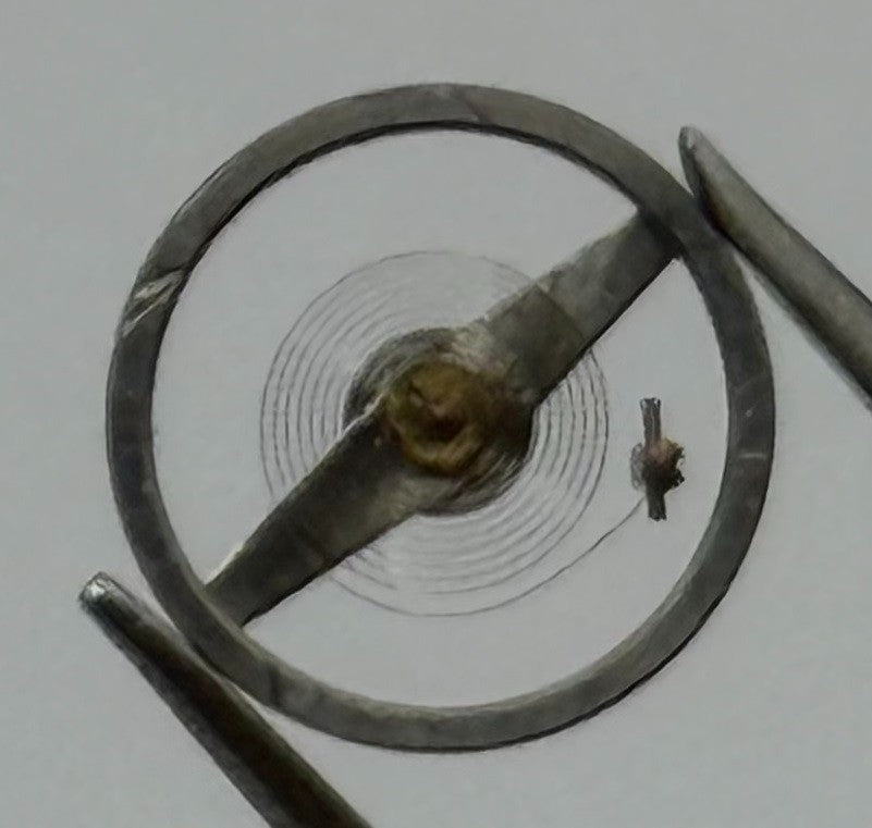 Oris 380 Balance Wheel Complete And Spring 6/8’’’ 398 Watch Movement Parts NOS