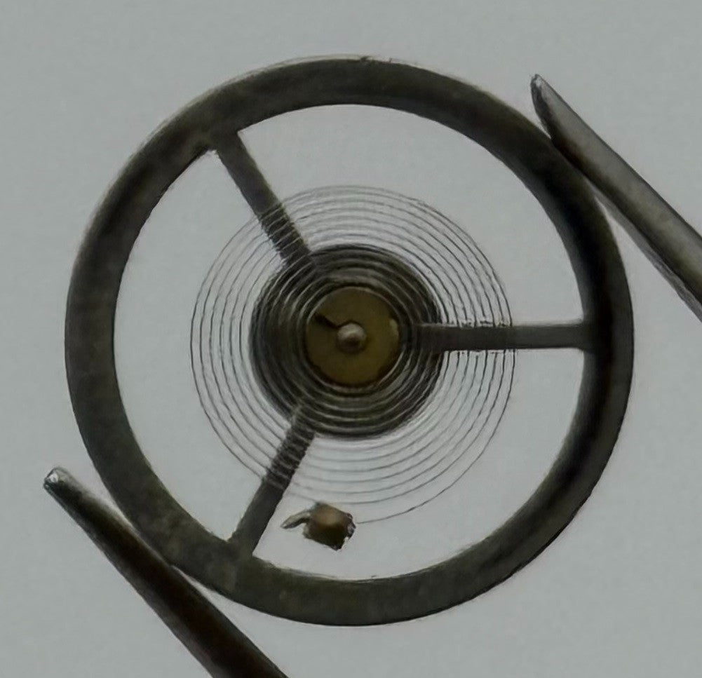Brac 190 Balance Wheel Complete And Spring Renata 985 Watch Movement Parts NOS