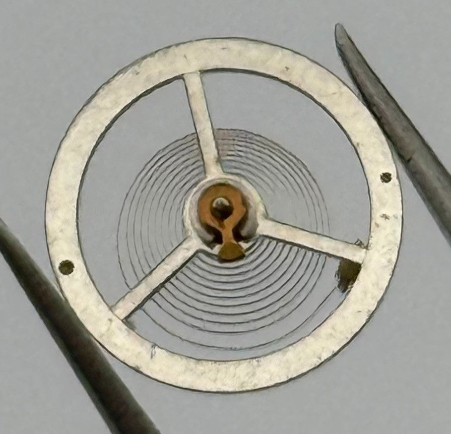 Brac 180 Balance Wheel Complete And Spring 12’’’ Pour Watch Movement Parts NOS