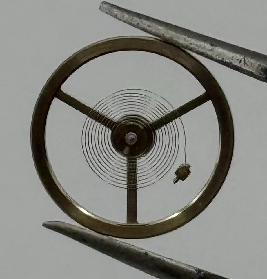 Ebosa 65 Balance Wheel Complete And Spring 12½’’’ 942 Watch Movement Parts NOS