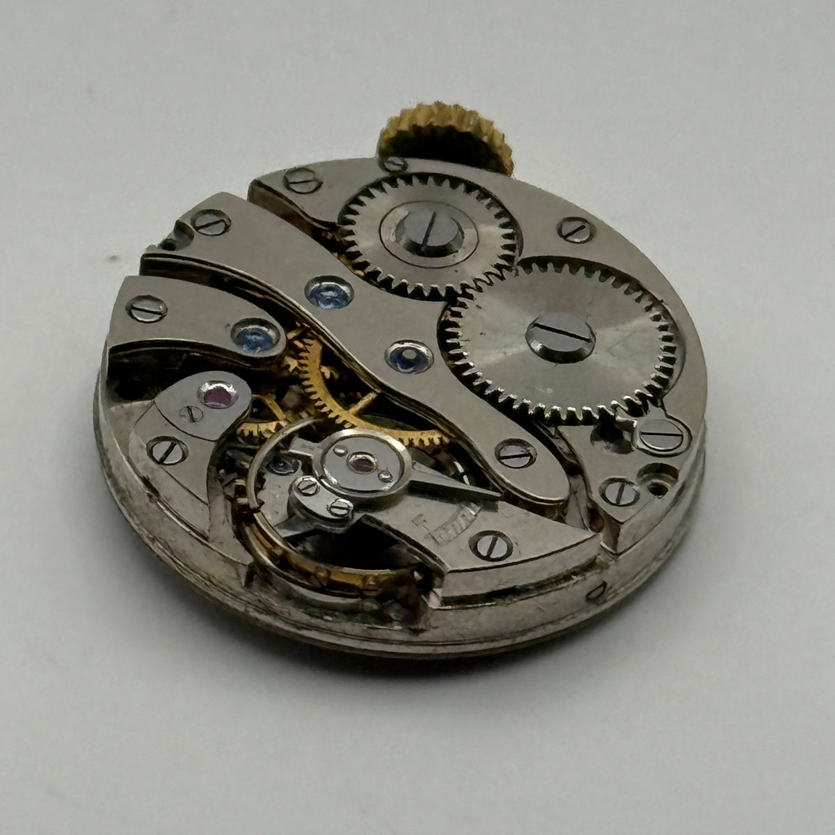 Hamilton & Inches Edinburgh Watch Movement Blue Jewels Sub Seconds Parts 21.9mm