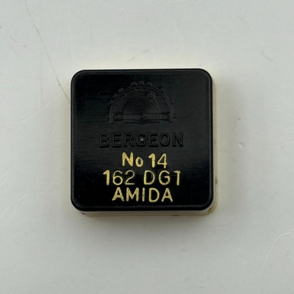 Amida 162 Balance Wheel Complete And Spring Bergeon 14 Watch Movement Parts NOS