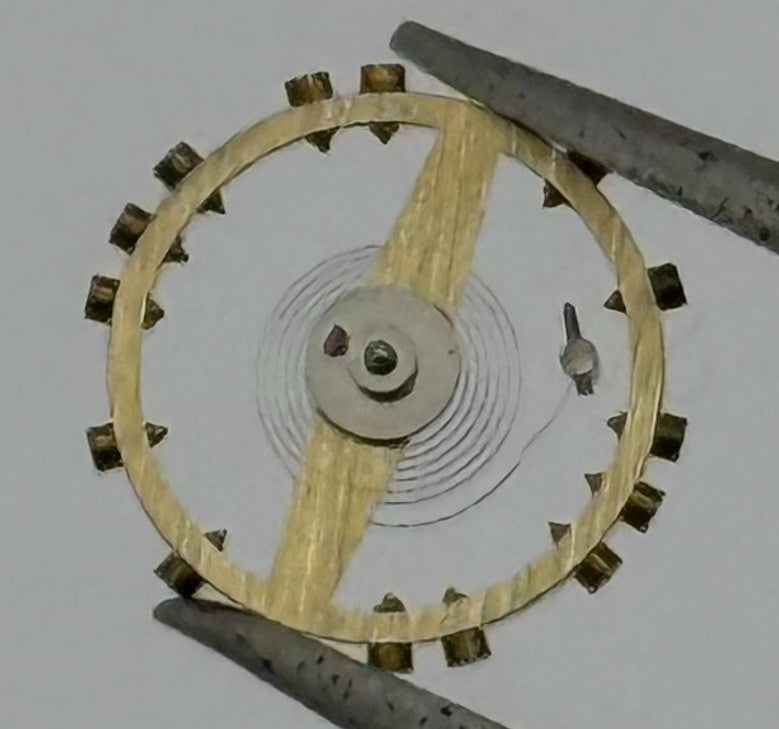 FEF 370 371 Balance Wheel Complete And Spring Renata 176 Watch Movement Parts