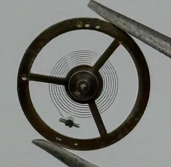 EB 1612 Balance Wheel Complete And Spring 6 3/4-8''' 950 Watch Movement Parts