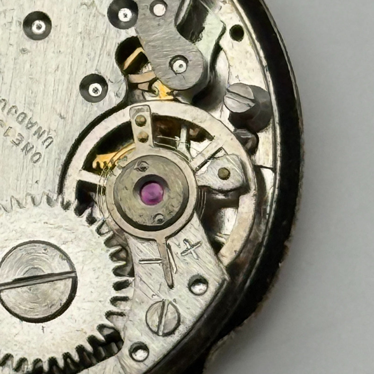 Eden Watch Movement Antimagnetic 1 Jewel Swiss Manual Wind Parts Repair 22.2mm