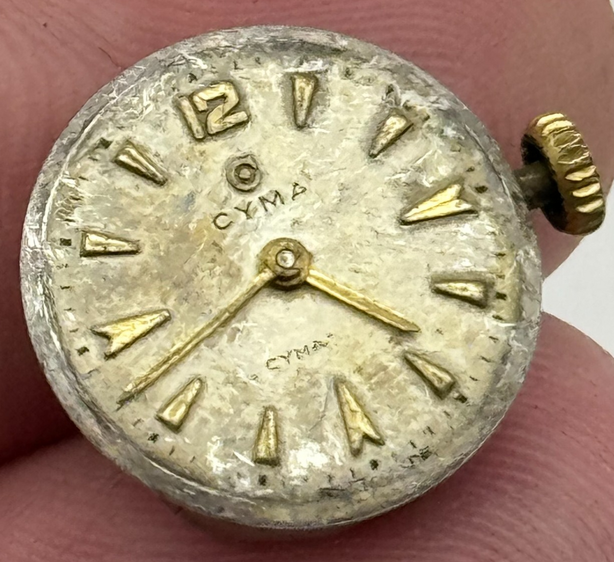 Cyma 434K Watch Movement - Tavannes Ladies - For Parts / Repair - 11.6mm