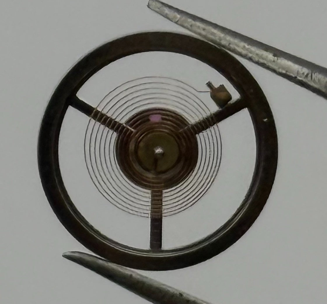 Brac 190 Balance Wheel Complete And Spring 12’’’ 4521 Watch Movement Parts NOS