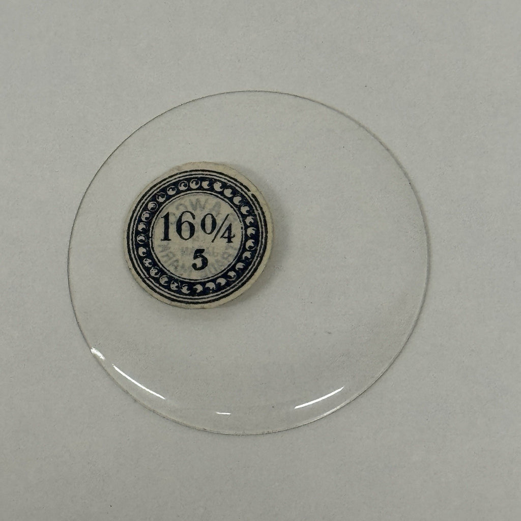 40mm Pocket Watch Glass / Crystal - 16 0/4 - 5 - 2.2mm Height - Rawco - Antique