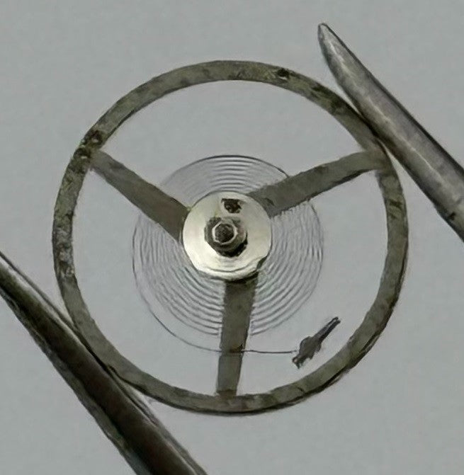 FHF 57 Balance Wheel Complete And Spring 6¾’’’ Renata 1612 Watch Movement Parts