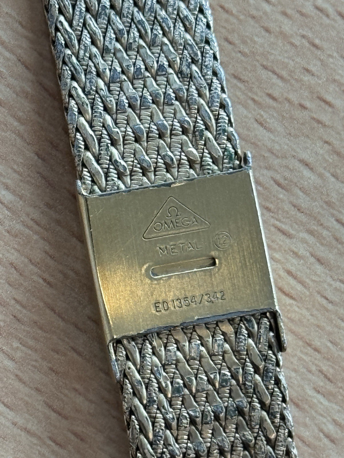 Omega 191.134 Watch Bracelet & Case Omega De Ville 1365 Gold Plated ED 1354/342