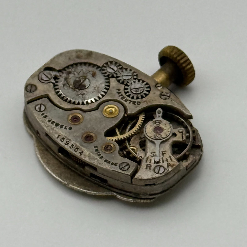 Cyma Watch Movement Ladies 15 Jewels Swiss Manual Wind Parts Repair 12.5mm