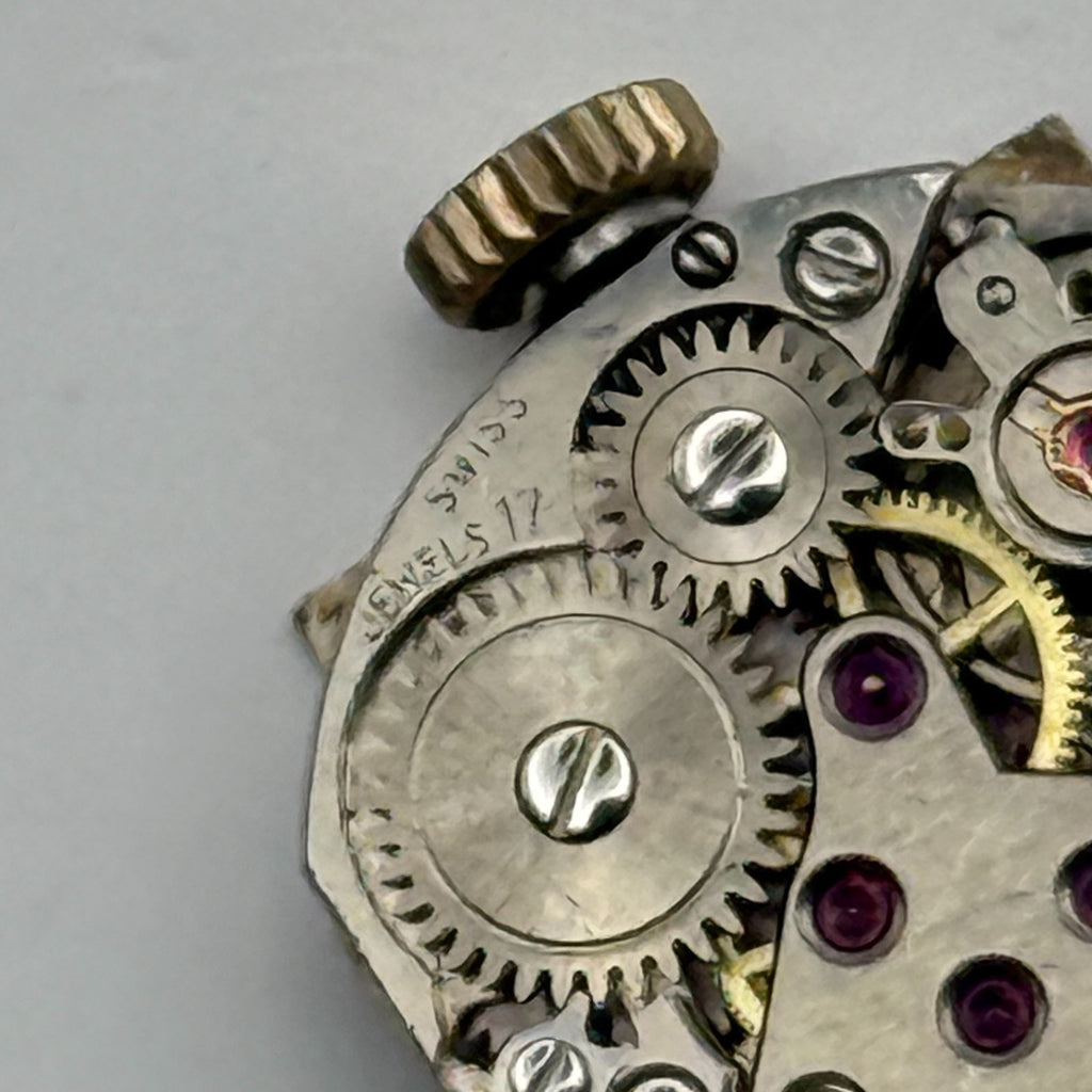 FEF 6620 Watch Movement Running Avia 17J Swiss Manual Wind Parts Repair 13mm