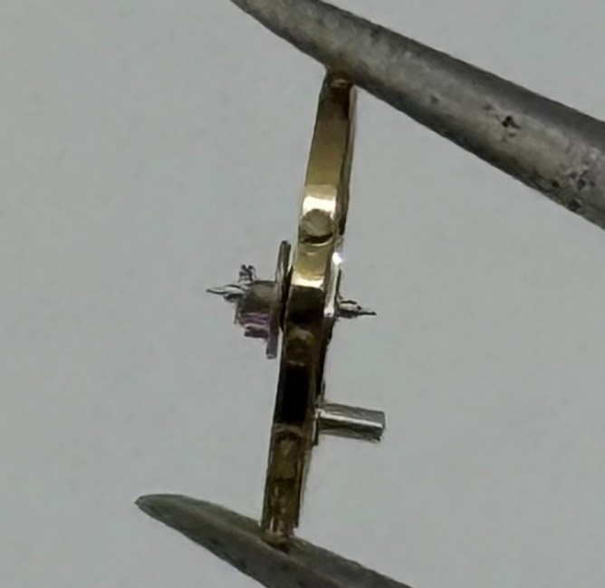 FHF 34-21 Balance Wheel Complete And Spring 7¾’’’ 359 Watch Movement Parts NOS
