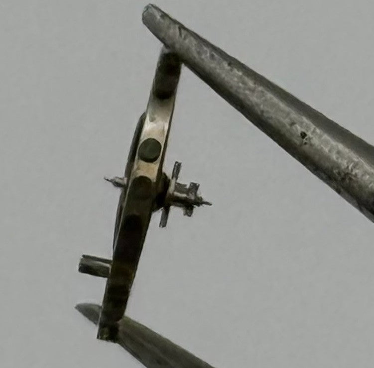 PUW 49 Balance Wheel Complete And Spring 5¼’’’ 371 Watch Movement Parts NOS