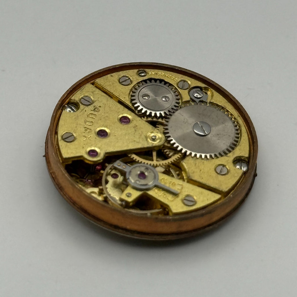 Audaux 180 Watch Movement - Running - For Parts / Repair - 25.6mm