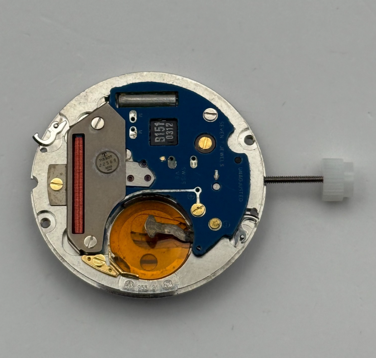 ETA 955.121 Watch Movement - Tissot 3233 Quartz Day Date For Spare Parts 26.2mm