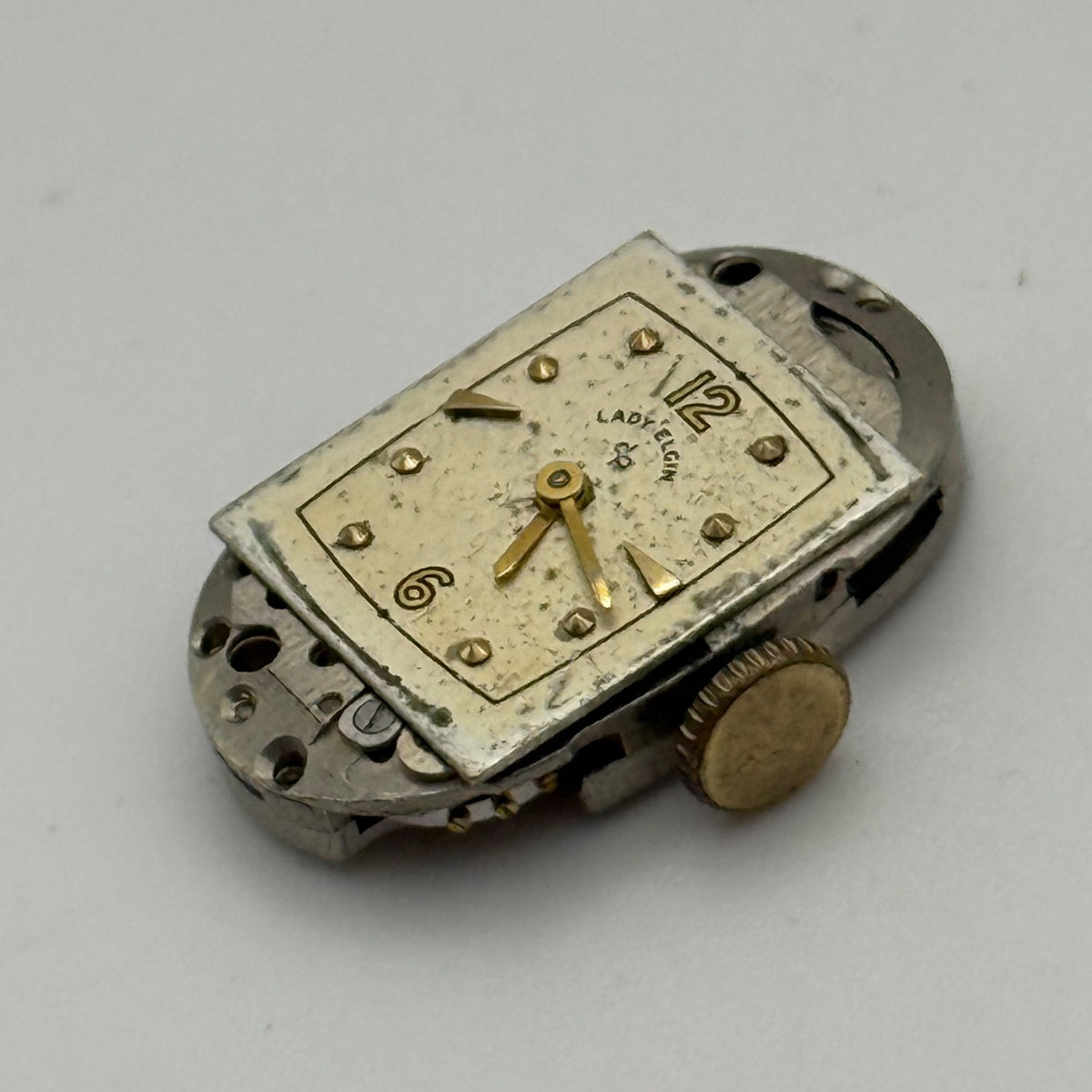 Lady Elgin Grade 535 Model 2 Watch Movement 1948 American Parts Repair 21/0s 