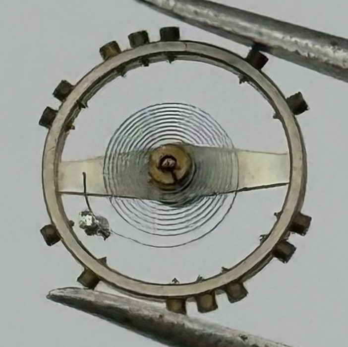 AS 970 Balance Wheel Complete And Spring 8¾''' Renata 27 M Watch Movement Parts