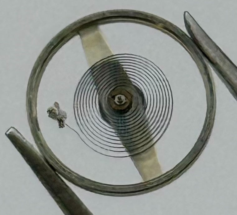ST 69 Balance Wheel Complete And Spring 6¾x8’’’ Ronda 4848 Watch Movement Parts