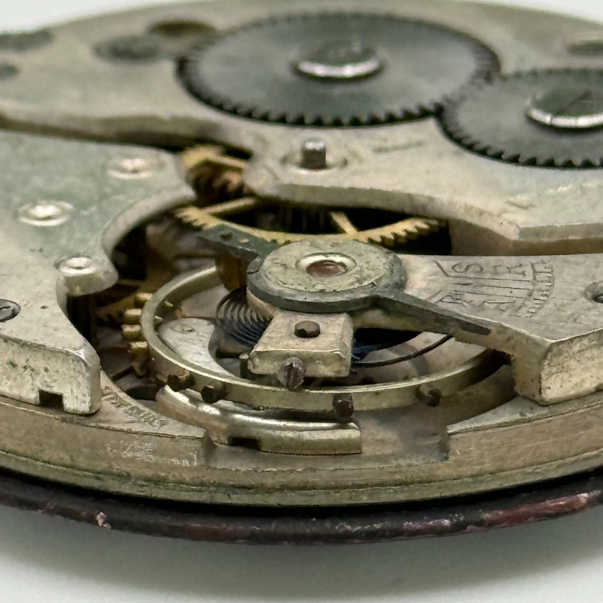 Swiss Lever Pocket Watch Movement - Philia - Parts / Repair 41.1mm