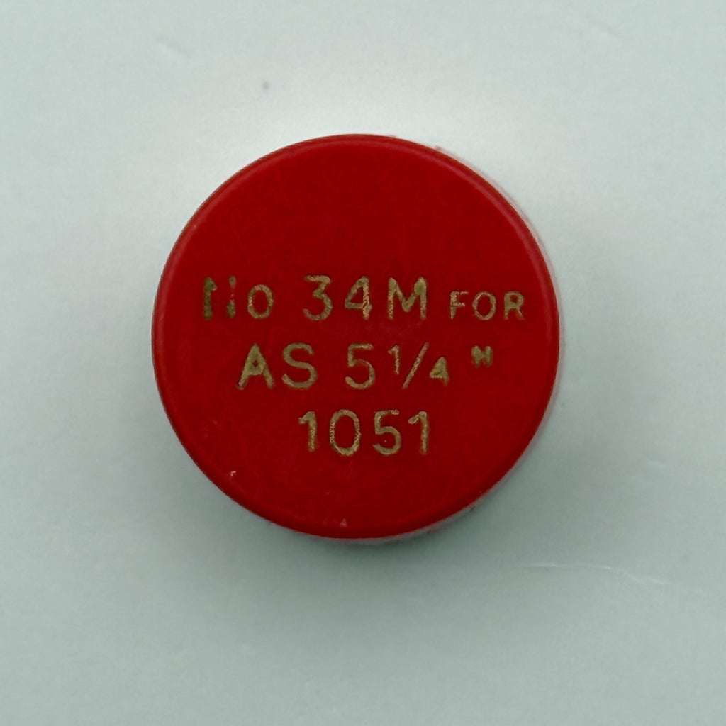 AS 1051 Balance Wheel Complete And Spring 5¼’’’ 34 M Watch Movement Parts