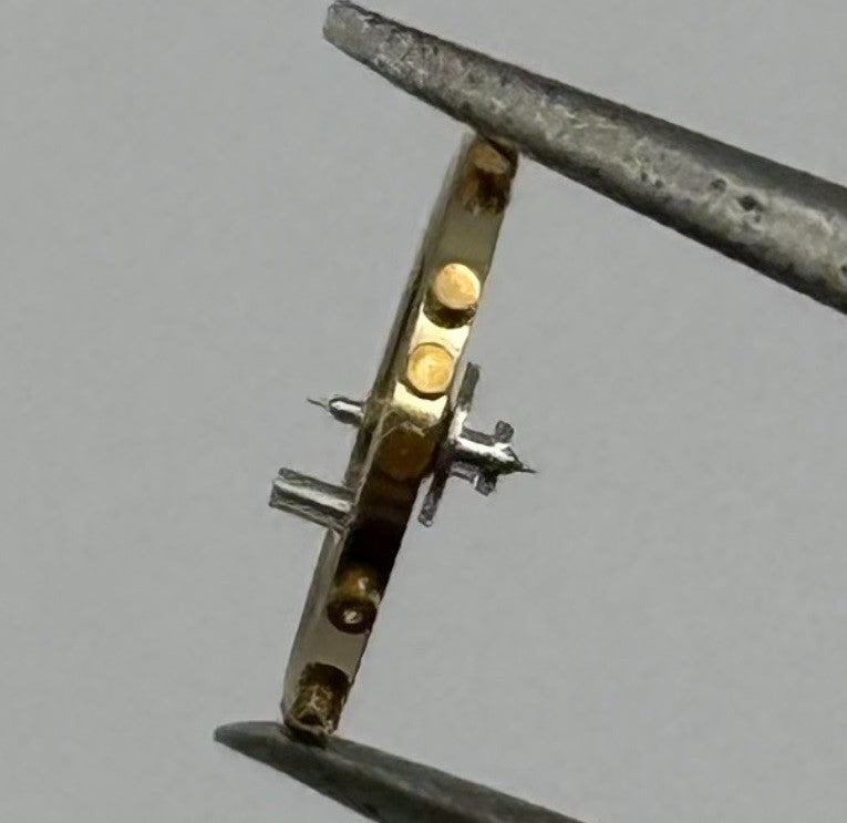 FEF 370 371 Balance Wheel Complete And Spring 176 Watch Movement Parts NOS