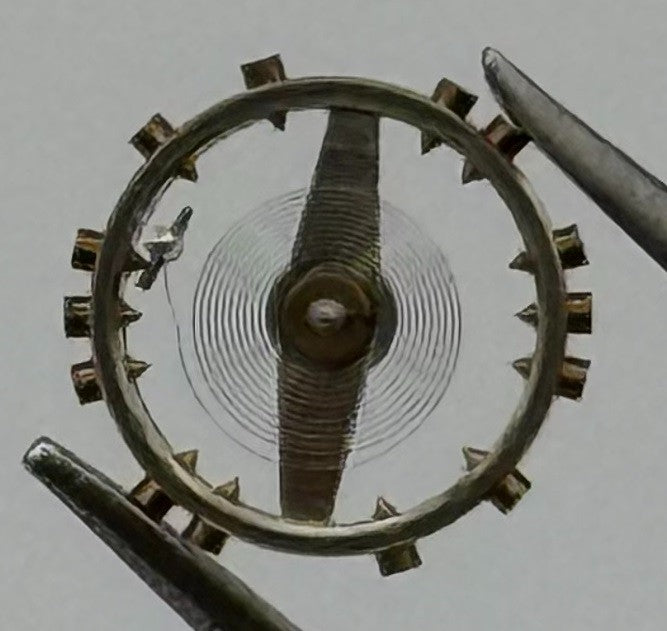 AS 976 1012 Balance Wheel Complete And Spring Renata 532 M Watch Movement Parts