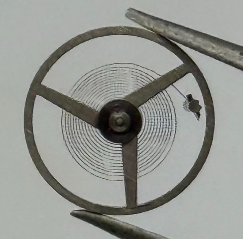 FHF 90 Balance Wheel Complete And Spring Renata 1748 M Watch Movement Parts NOS