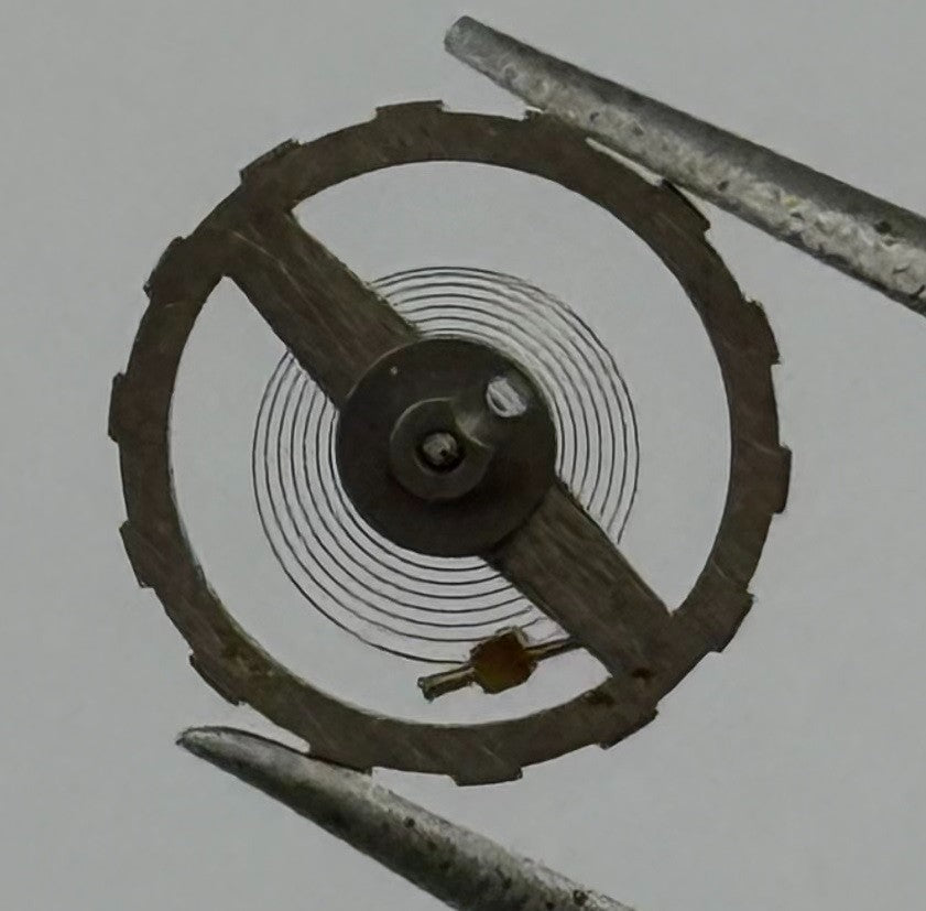 Ebosa 26 PL Balance Wheel Complete And Spring 126 Watch Movement Parts NOS