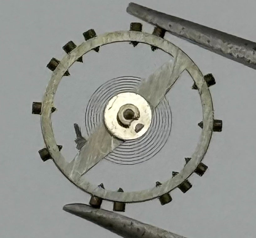 Felsa 158 Balance Wheel Complete And Spring 6¾’’’ Renata 379 Watch Movement Part