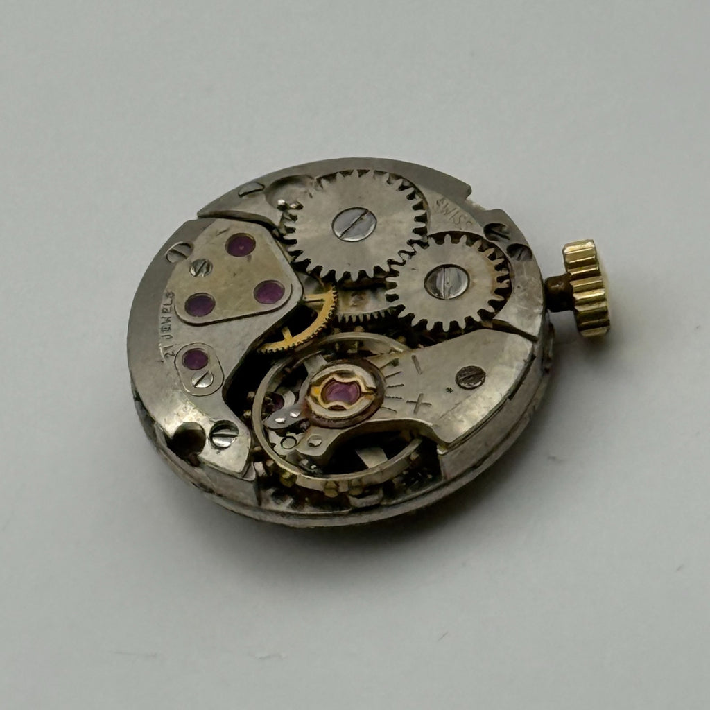 ETA 2360 Watch Movement Running Verity Swiss 21 Jewels Manual Wind Parts 15.5mm