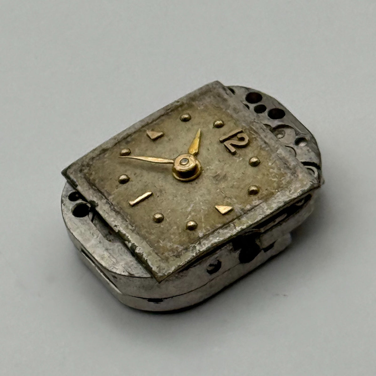 Solvil Watch Movement Paul Didisheim 17J Swiss Manual Wind Parts Repair 12.1mm