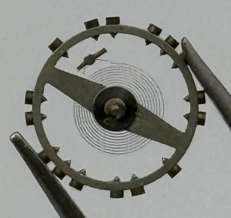 FHF 60 Balance Wheel Complete And Spring 6¾ x8’’’ 200 Watch Movement Parts NOS