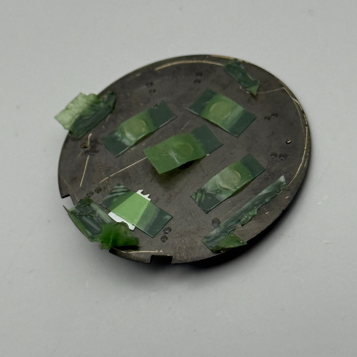 Seiko 7Y62-0CAS Watch Dial Chronograph Alarm 50M Blue Spare Parts Repair 29.9mm