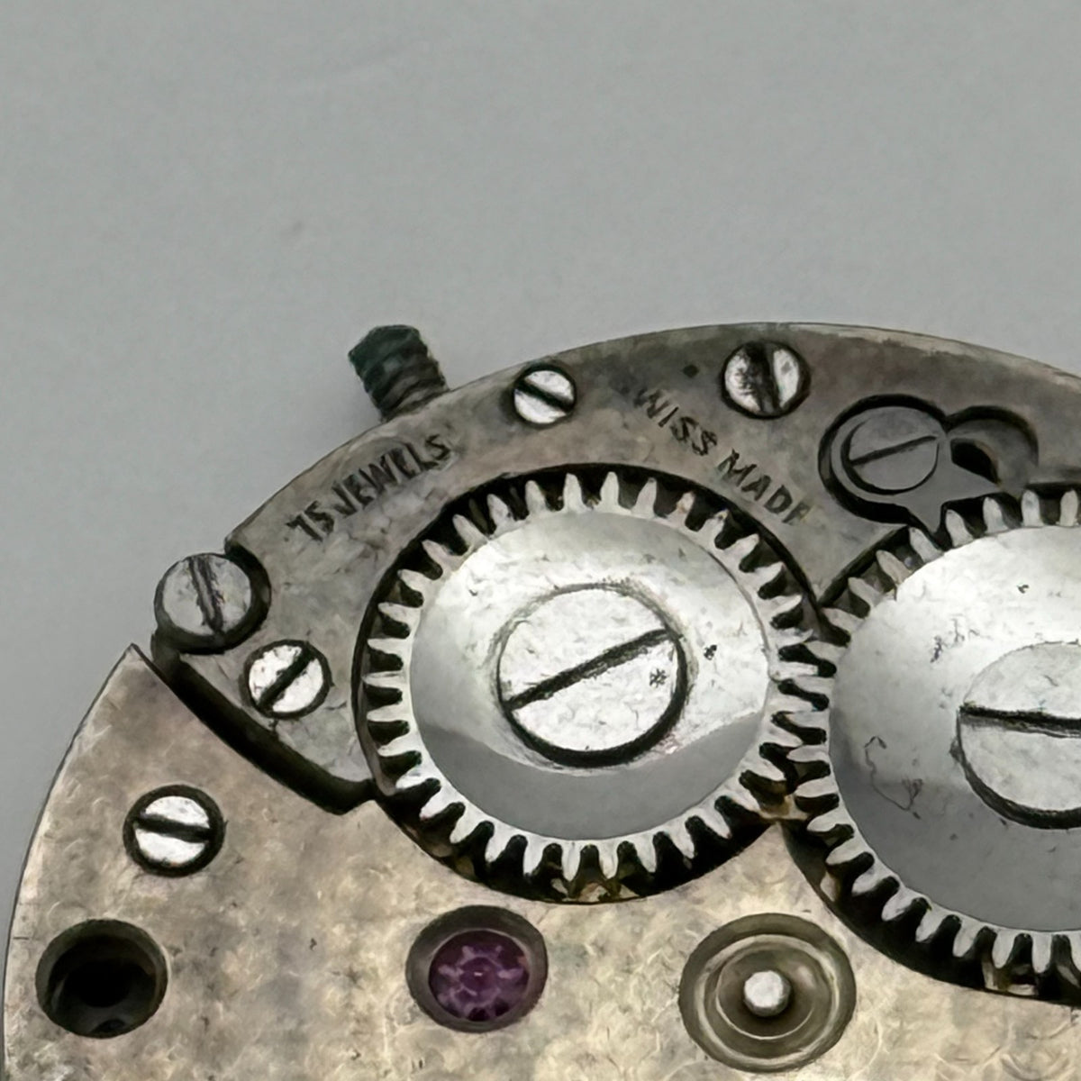 ETA Watch Movement 15 Jewels Swiss Manual Wind Vintage Parts Repair 23.2mm
