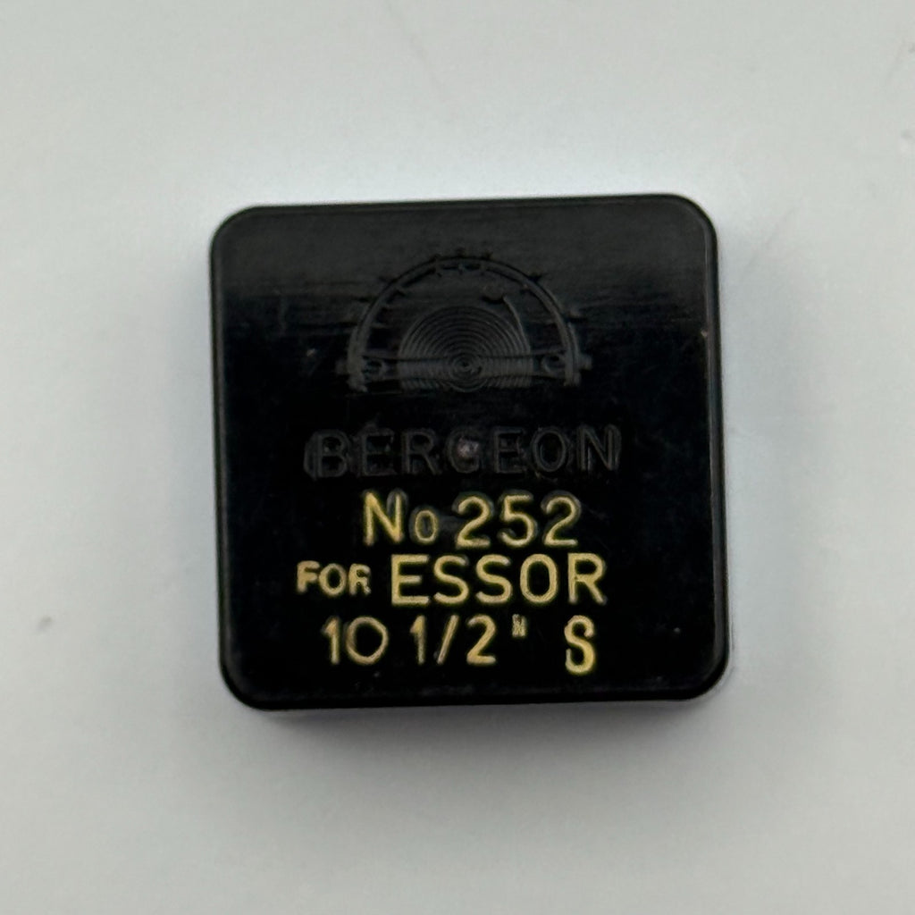 Essor S Balance Wheel Complete And Spring 10½’’’ Bergeon 252 Watch Movement Part