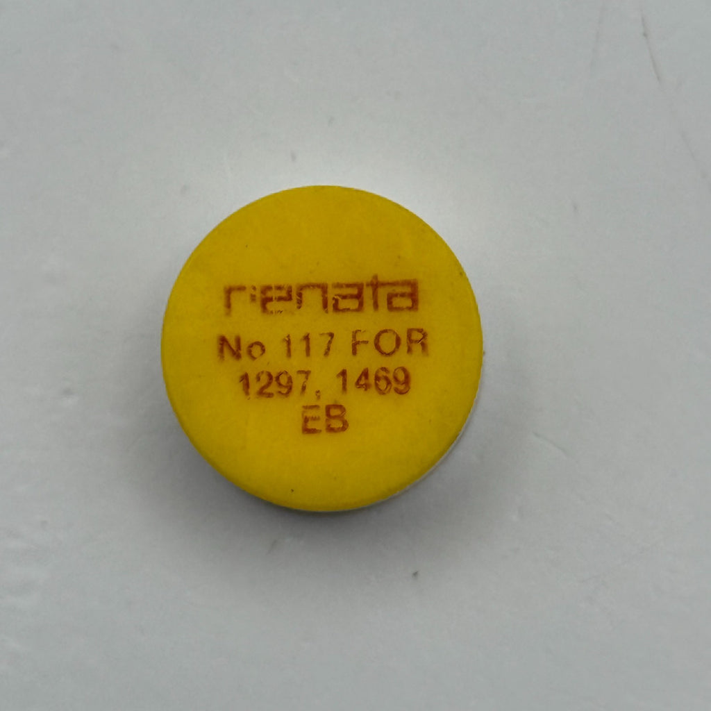 EB 1297 1469 Balance Wheel Complete And Spring Renata 117 Watch Movement Parts