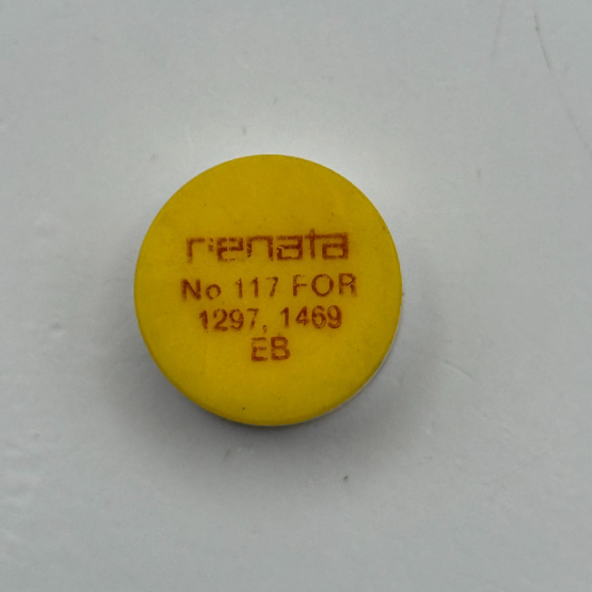 EB 1297 1469 Balance Wheel Complete And Spring Renata 117 Watch Movement Parts
