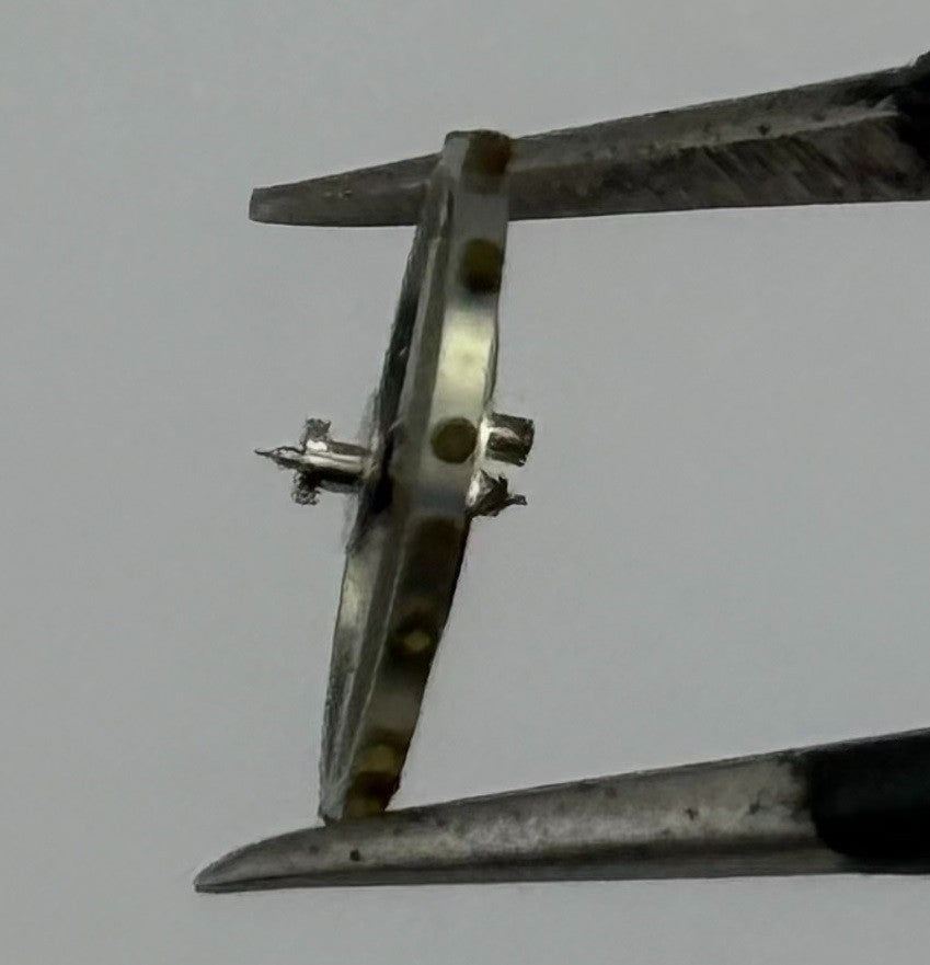 Durowe Balance Wheel Complete And Spring 10½’’’ Ronda 652 Watch Movement Parts