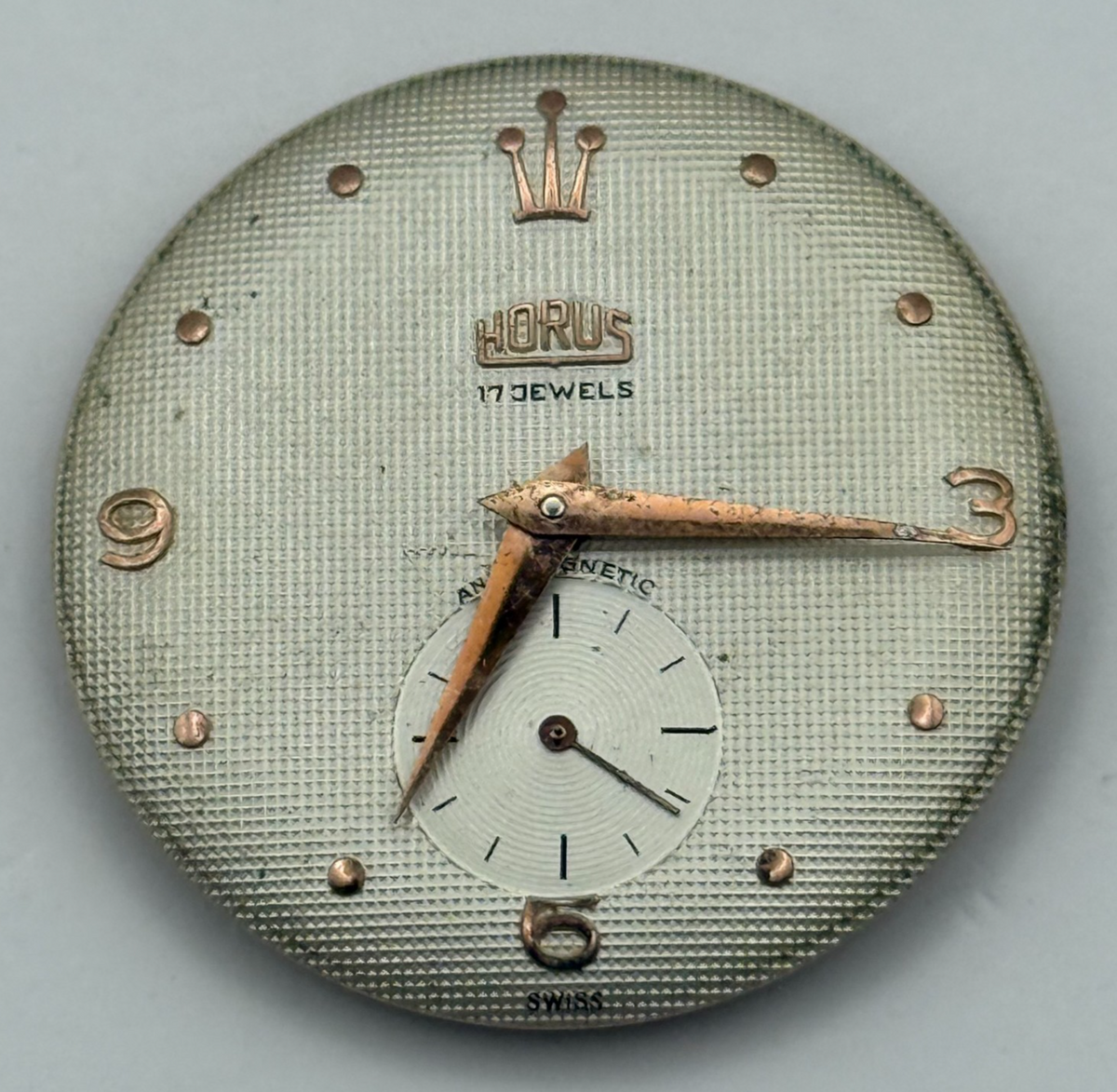 Felsa 391 Watch Movement - Horus 17 Jewels - For Parts / Repair - 26.8mm