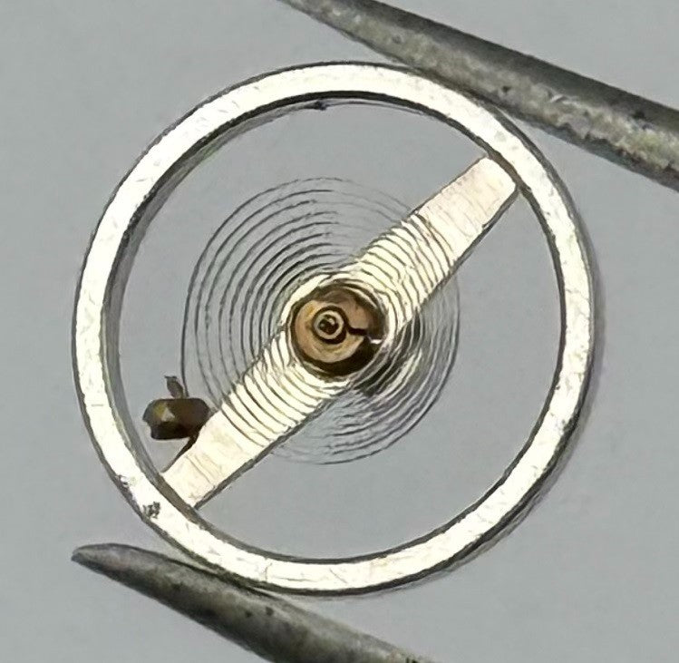 Oris 380 Balance Wheel Complete And Spring 6¾-8''' 398 Watch Movement Parts NOS