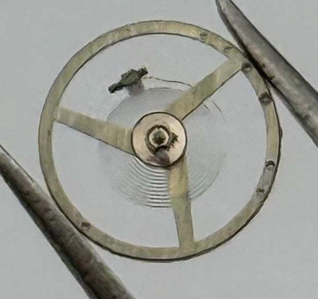 Enicar 672 Balance Wheel Complete And Spring 5½’’’ 4804 Watch Movement Parts NOS