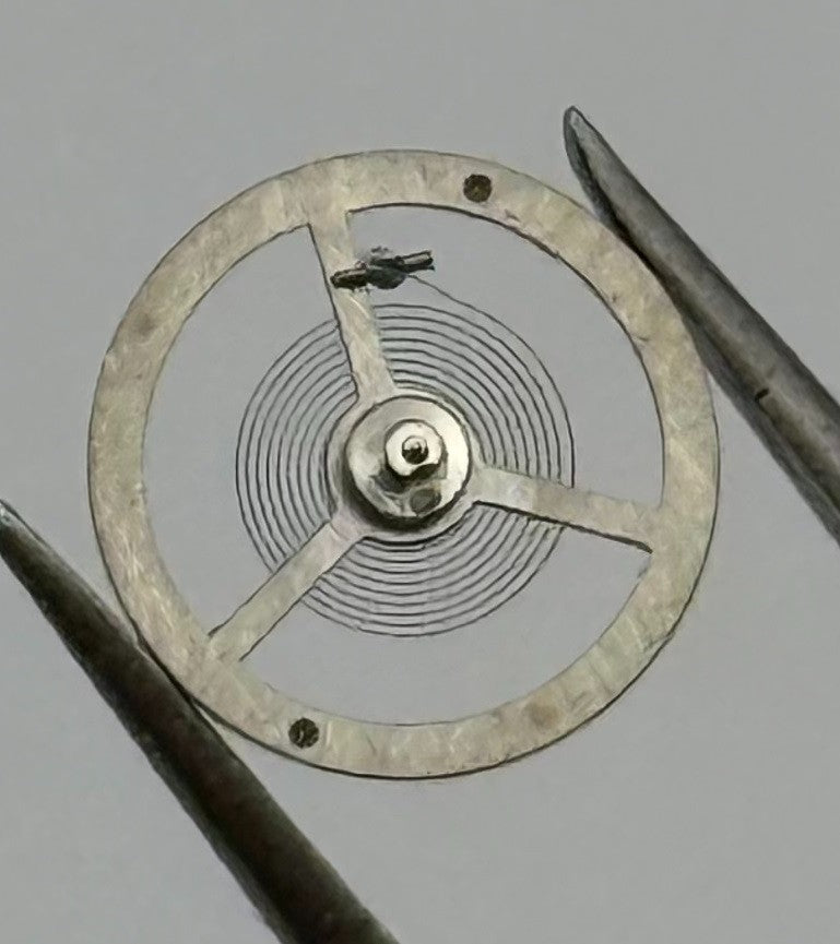 EB 1297 Balance Wheel Complete And Spring 5¼’’’ 201 Watch Movement Parts NOS