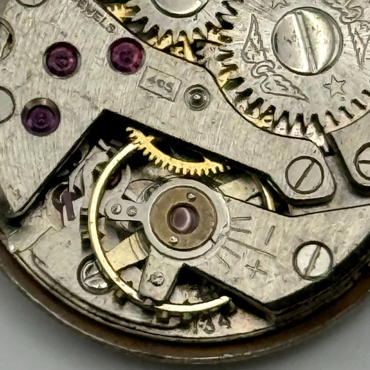 FHF 34 Watch Movement Rotary Ladies 15J Swiss Manual Wind Parts Repair 17.3mm