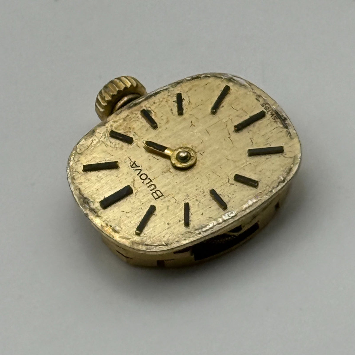Bulova 5BD Watch Movement Running Ladies 17 Jewels Swiss Parts Repair 13mm