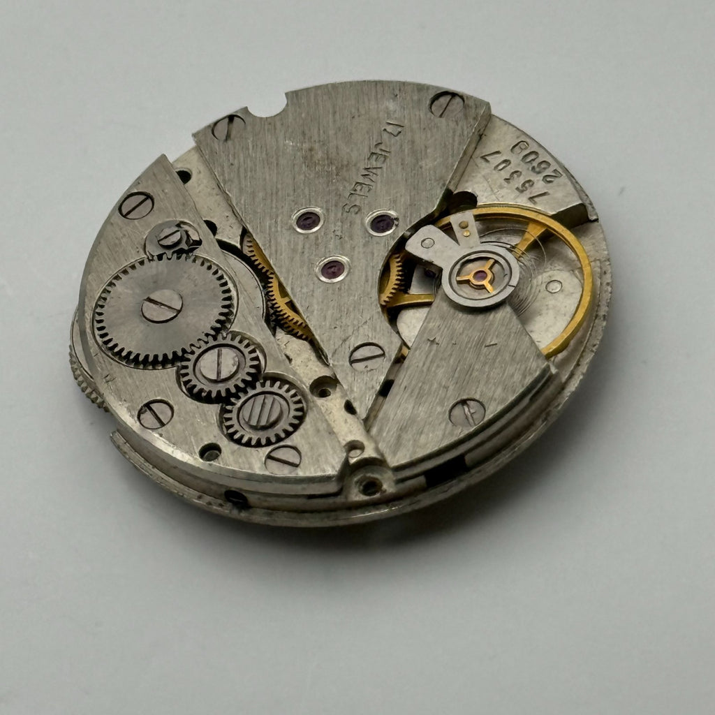 Poljot 2609 Watch Movement Soviet 17 Jewels Manual Wind Parts Repair 26.5mm