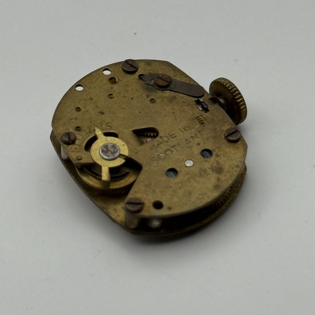 Timex Watch Movement Scotland Manual Wind Vintage Parts Repair 18.5mm