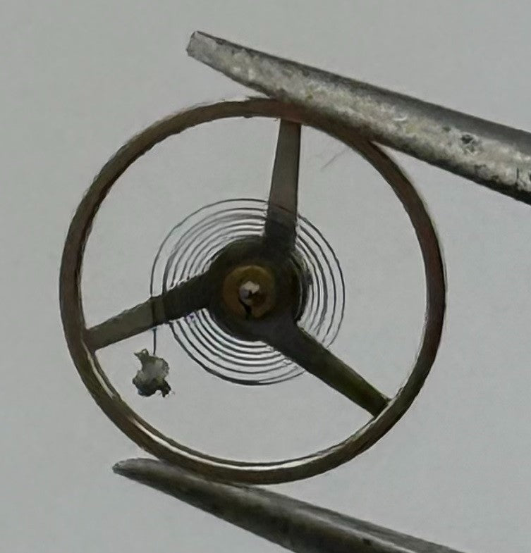 FHF 34-21 Balance Wheel Complete And Spring Renata 1640 Watch Movement Parts NOS